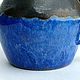 Кружка "Синева". Кружки и чашки. MAK-ceramics (mak-ceramics). Ярмарка Мастеров.  Фото №6