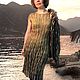 Silk dress 'Golden threads of sunset', Dresses, Ivanovo,  Фото №1
