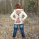 Order Felted jacket hooded 'Flowers of Russia'. studiya. Livemaster. . Outerwear Jackets Фото №3