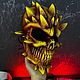 Маска черепа, Маска демона из пэйдэй, Death Wish маска PayDay2. Карнавальные маски. Workshop_RS. Ярмарка Мастеров.  Фото №4