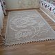 cotton knitted carpet 'modesty'. Carpets. Knitted carpets GalinaSh. My Livemaster. Фото №6