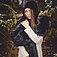 Fox fur stole in black. Wraps. Forestfox. Family Fur Atelier. Online shopping on My Livemaster.  Фото №2