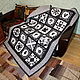 Лоскутное одеяло "BLACK AND WHITE". Одеяла. Мария Леуш (catavisha). Ярмарка Мастеров.  Фото №6