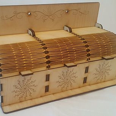 Посуда ручной работы. Ярмарка Мастеров - ручная работа Ящичек 3 в 1. Handmade.