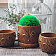 pots: Mandrake for cactus or succulent. Pots1. alisbelldoll (alisbell). My Livemaster. Фото №5