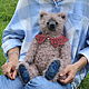 Мишка Зоя. Мишки Тедди. Елена Перминова (elenaperminovabears). Ярмарка Мастеров.  Фото №5