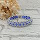 Bracelet made of beads: blue Blueberries and beads, Bead bracelet, Podolsk,  Фото №1