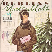 Винтаж handmade. Livemaster - original item Berlins Modenblatt Fashion Magazine - 12 1960 (December). Handmade.