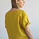 Minus 25%Mustard-colored linen top. Tops. e-fashionspb. My Livemaster. Фото №4