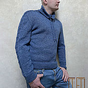 Мужская одежда handmade. Livemaster - original item Men`s Sweater / Men`s Merino Sweatshirt. Handmade.