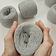 Hilo gris delicado 30% cachemira 70% Merino 50g / /750m, Yarn, Saratov,  Фото №1