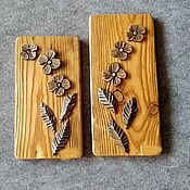 Картины и панно handmade. Livemaster - original item panels Flowers. Handmade.