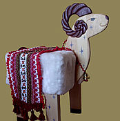 Для дома и интерьера handmade. Livemaster - original item Children`s high chair game Lamb. Handmade.