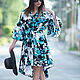 Summer dress with floral print - DR0168CT, Dresses, Sofia,  Фото №1