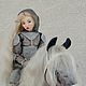 porcelain. Articulated doll Joan of Arc, Ball-jointed doll, Rostov-on-Don,  Фото №1