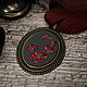 Embroidered pendant Tauriel. Pendants. Art Stitch by Juli Milokumova. Online shopping on My Livemaster.  Фото №2