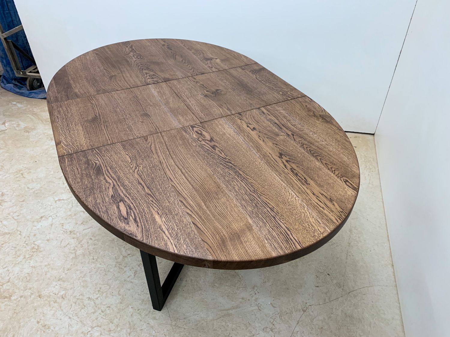 Овальный раздвижной стол из массива дуба в интернет-магазине Ярмарка ...