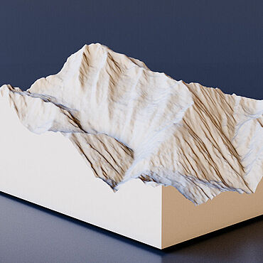 Цифровые товары ручной работы. Ярмарка Мастеров - ручная работа 3D STL-модель горы Чугуш. Handmade.