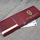 Order The cover for the FSB pension certificate is burgundy. Joshkin Kot. Livemaster. . Cover Фото №3