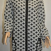 Hand-knitted vest,50-54p.,half-wool