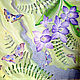 Stole silk batik 'Orchids'. Wraps. Kenaz silk (KENAZ). Online shopping on My Livemaster.  Фото №2
