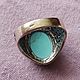 A turquoise ring. Vintage ring. proshlyj-vek. My Livemaster. Фото №5