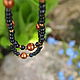 Order Colorful ribbon, vintage glass beads. Godsend vintage. Livemaster. . Vintage necklace Фото №3