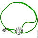 Lotus Flower Bracelet, 925 Sterling Silver. Bracelet thread. Amorem. Online shopping on My Livemaster.  Фото №2