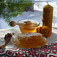 Мёд цветочный с прополисом 250 г. Мёд натуральный. Промёд. Ярмарка Мастеров.  Фото №4