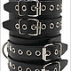 Поножи BDSM широкие черные ( Код р25). Комплект для ролевых игр. BDSM shop (Подиум БДСМ). Ярмарка Мастеров.  Фото №4