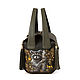 Order Leather bag square ' Raccoons'. Pelle Volare. Livemaster. . Classic Bag Фото №3