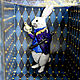 Stand for stationery 'RABBIT WITH CLOCK'. Pencil holders. Decoupage. My Livemaster. Фото №6