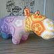 Soft toys: Hippo knitted. Stuffed Toys. Lace knitting workshop. Lidiya.. Online shopping on My Livemaster.  Фото №2