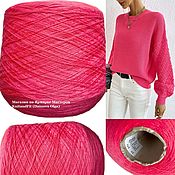 Материалы для творчества handmade. Livemaster - original item Yarn: Merino. Merino Italy. Zegna Baruffa.  color CORAL.. Handmade.