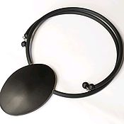 Украшения handmade. Livemaster - original item Choker necklace made of natural Jet (matt) 