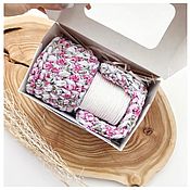 Для дома и интерьера handmade. Livemaster - original item A set of baskets to a cotton pad and sticks. Handmade.