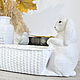 Pots with hares Provence concrete container basket with rabbits. Pots1. Decor concrete Azov Garden. Online shopping on My Livemaster.  Фото №2