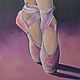  ' Pink pointe shoes ' oil painting, Pictures, Ekaterinburg,  Фото №1