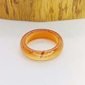 Украшения handmade. Livemaster - original item 17.5 r-r Light Carnelian Ring (nkss175). Handmade.