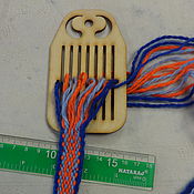 Berdo for 49 threads, a tool for weaving. Weaving of belts