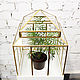 Glass lock for plants. Terrarium. Golden Florarium. Pots1. Glass Flowers. Online shopping on My Livemaster.  Фото №2