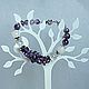 Order Lilianna-amethyst crystal chalcedony Bracelet. Roxana flowers. Livemaster. . Bead bracelet Фото №3