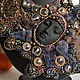 A beaded necklace with Swarovski crystals Varda lady of the stars. Necklace. FoggyForest. My Livemaster. Фото №6
