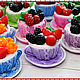 Мыло ручной работы,вкусное мыло Мыло "Чашечка с ягодами", Мыло, Новосибирск,  Фото №1