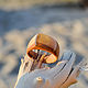 Elegant wooden ring with amber, Rings, Kaliningrad,  Фото №1