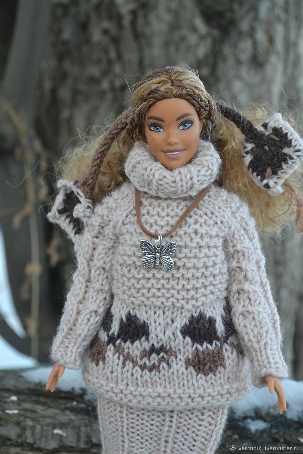 Костюм для Барби "Beige". Одежда для Барби купить в интернет-магазине ...