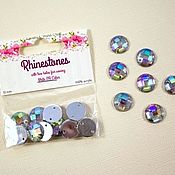 Материалы для творчества handmade. Livemaster - original item Rhinestones sewn, acrylic 12 mm, 10 PCs. Handmade.
