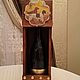 Подарочный деревянный ящик для бутылки вина, Оформление бутылок, Ейск,  Фото №1