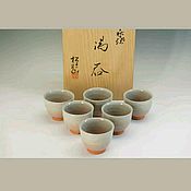Винтаж handmade. Livemaster - original item Set of 6 Japanese cups. Handmade.