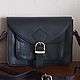 Black boho style crossbody bag, Crossbody bag, Mezhdurechensk,  Фото №1
